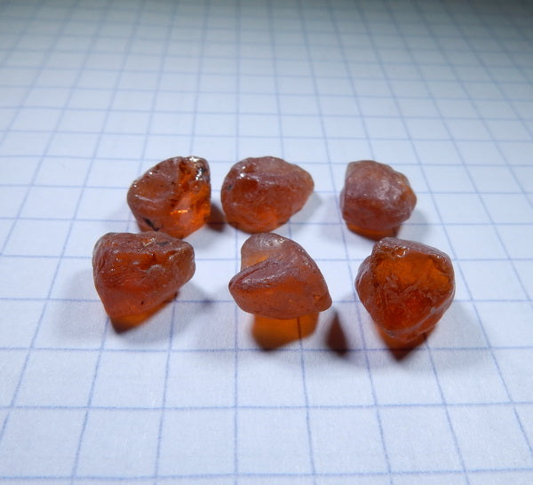 Spessartite Garnet - 24.2ct - Hand Select Gem Rough - prettyrock.com