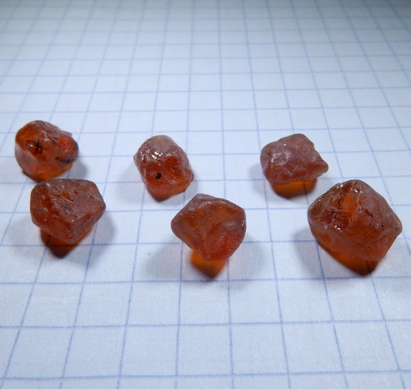 Spessartite Garnet - 24.2ct - Hand Select Gem Rough - prettyrock.com