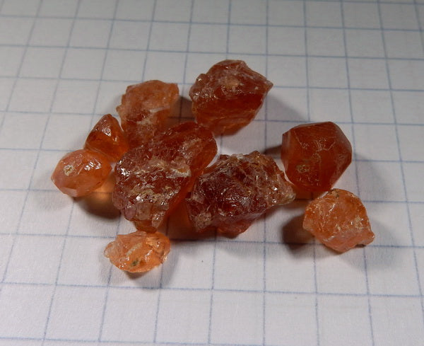 Spessartite Garnet - 30.82ct - Hand Select Gem Rough - prettyrock.com