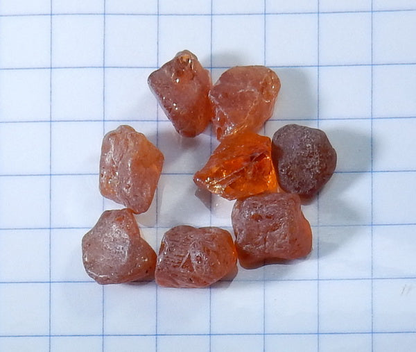 Spessartite Garnet - 34.9ct - Hand Select Gem Rough - prettyrock.com