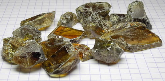 Sphene - 368.5ct - Hand Select Gem Rough - prettyrock.com