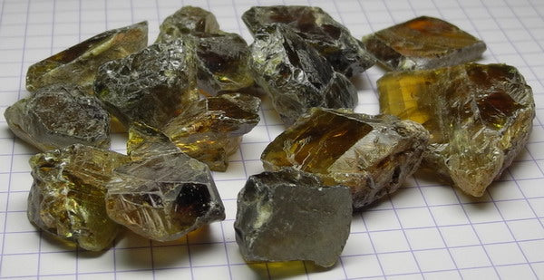 Sphene - 368.5ct - Hand Select Gem Rough - prettyrock.com