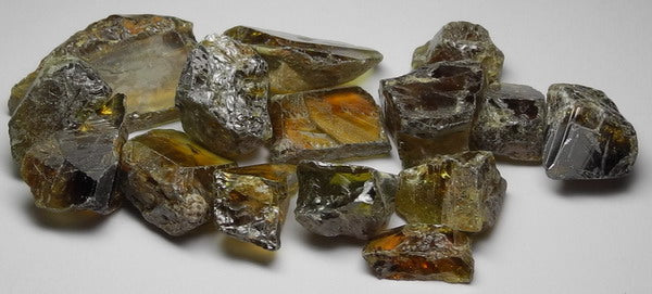 Sphene - 368.5ct - Hand Select Gem Rough - prettyrock.com