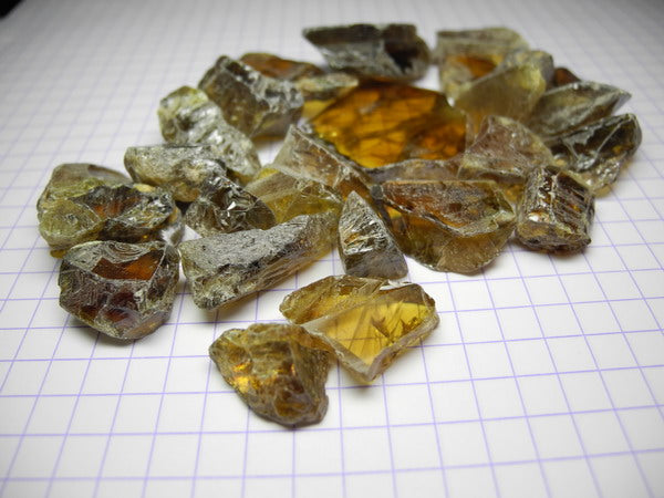 Sphene - 421ct - Hand Select Gem Rough - prettyrock.com