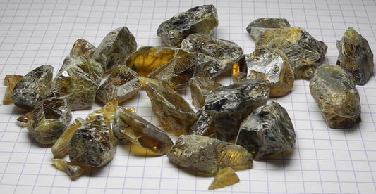 Sphene - 609.5ct - Hand Select Gem Rough - prettyrock.com