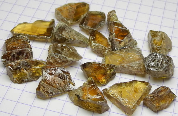 Sphene - 105.55ct - Hand Select Gem Rough - prettyrock.com