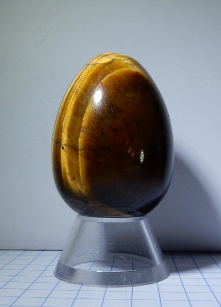 Tigers Eye Quartz - 421.5ct - Polished Egg - prettyrock.com