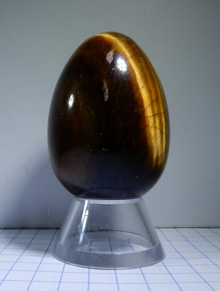 Tigers Eye Quartz - 421.5ct - Polished Egg - prettyrock.com