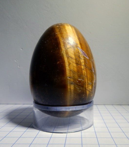 Tigers Eye Quartz - 420.5ct - Polished Egg - prettyrock.com