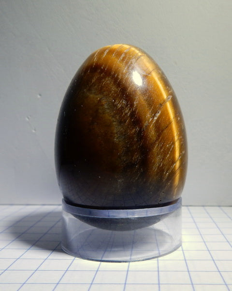 Tigers Eye Quartz - 420.5ct - Polished Egg - prettyrock.com