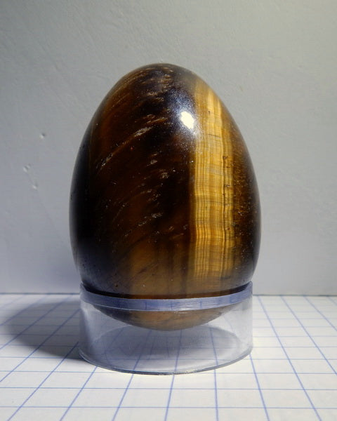 Tigers Eye Quartz - 420.5ct - Polished Egg - prettyrock.com