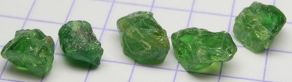 Tsavorite Garnet - 5.5ct - Hand Select Gem Rough - prettyrock.com