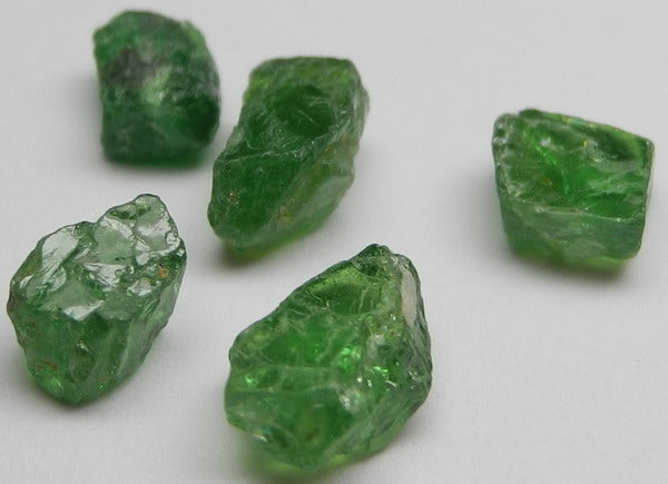 Tsavorite Garnet - 5.5ct - Hand Select Gem Rough - prettyrock.com