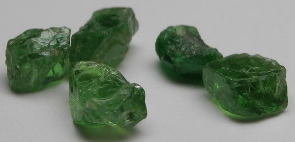 Tsavorite Garnet - 5.5ct - Hand Select Gem Rough - prettyrock.com