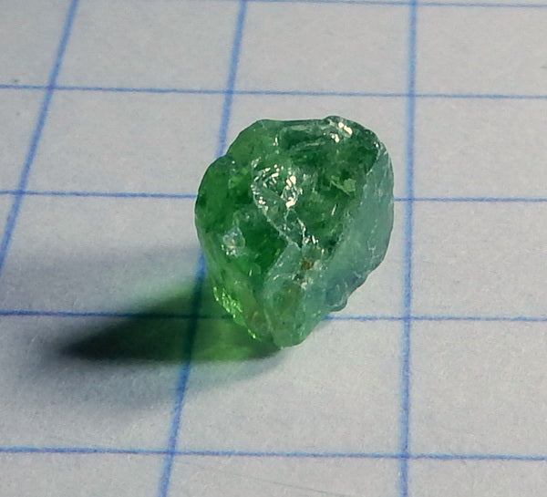 Tsavorite Garnet - 1.47ct - Hand Select Gem Rough - prettyrock.com