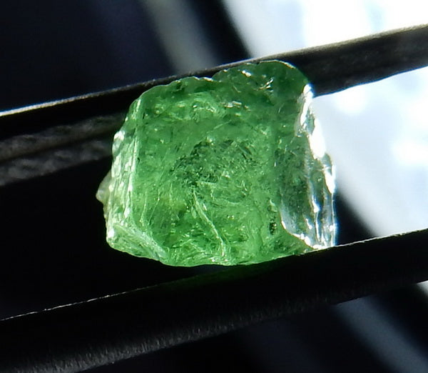 Tsavorite Garnet - 1.47ct - Hand Select Gem Rough - prettyrock.com