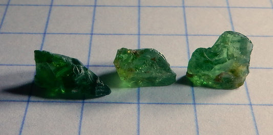 Tsavorite Garnet - 3.79ct - Hand Select Gem Rough - prettyrock.com