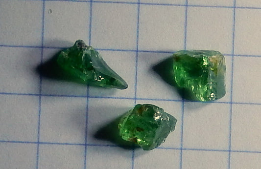Tsavorite Garnet - 3.79ct - Hand Select Gem Rough - prettyrock.com