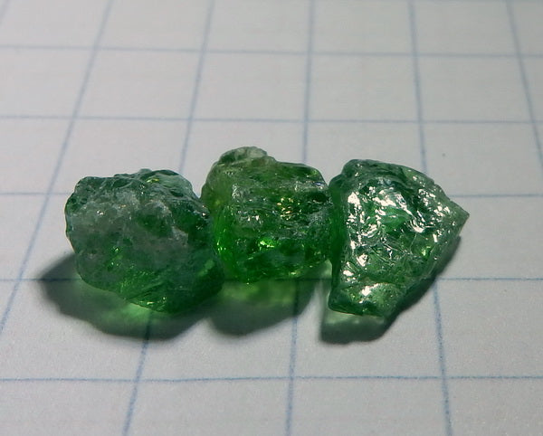 Tsavorite Garnet - 6.16ct - Hand Select Gem Rough - prettyrock.com