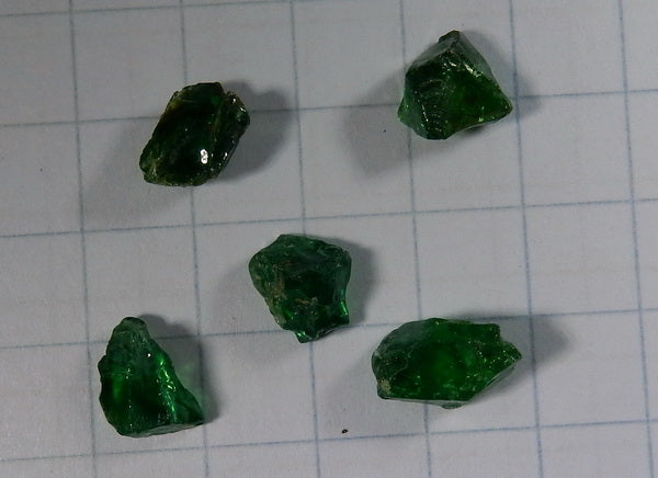 Tsavorite Garnet - 5.19ct - Hand Select Gem Rough - prettyrock.com