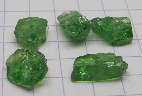 Tsavorite Garnet - 8.25ct - Hand Select Gem Rough - prettyrock.com