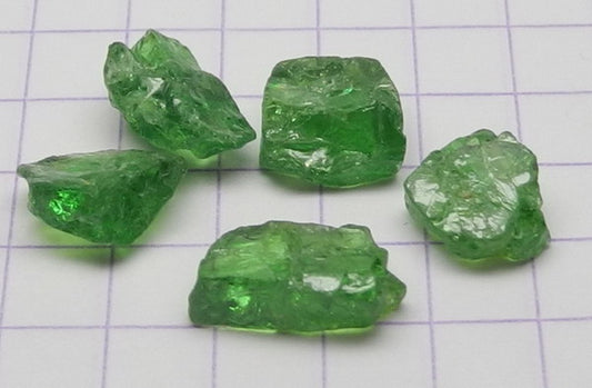 Tsavorite Garnet - 8.25ct - Hand Select Gem Rough - prettyrock.com