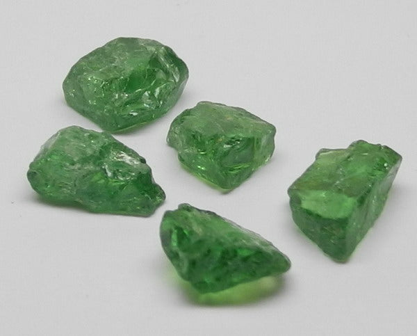Tsavorite Garnet - 8.25ct - Hand Select Gem Rough - prettyrock.com