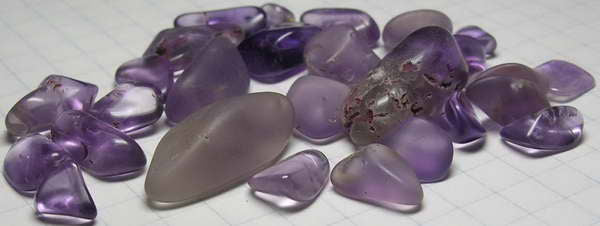 Tumble Amethyst Quartz - 153.6ct - Hand Select Gem Rough - prettyrock.com