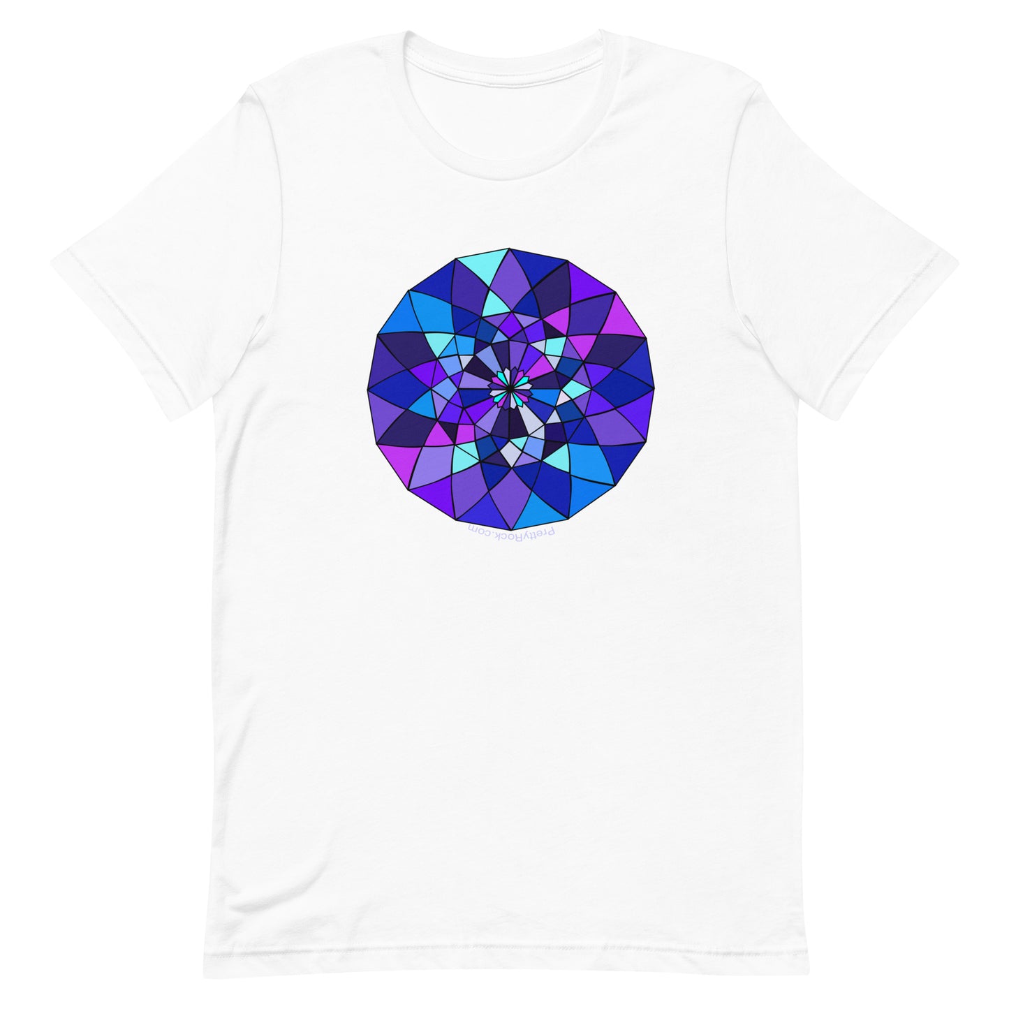 Portuguese Cut Faceting Lapidary Gem Stone Short-sleeve unisex t-shirt - prettyrock.com