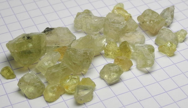 75.8ct Yellow Apatite - Hand Select Gem Rough - prettyrock.com