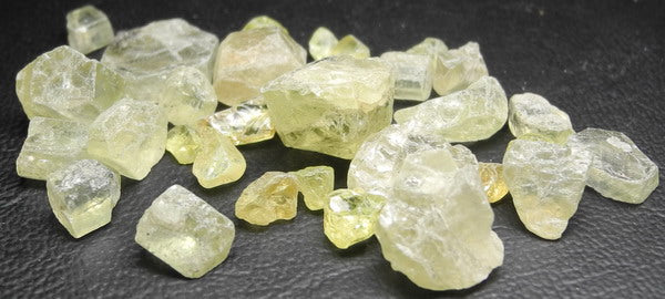 75.8ct Yellow Apatite - Hand Select Gem Rough - prettyrock.com