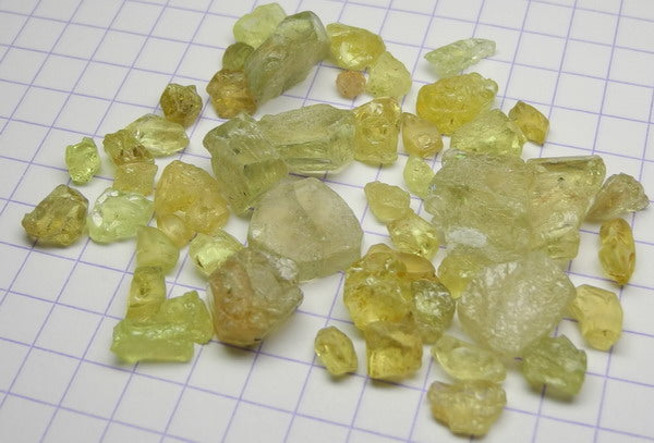 58.8ct Yellow Apatite - Hand Select Gem Rough - prettyrock.com