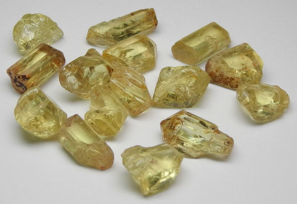 66.2ct Yellow Apatite - Hand Select Gem Rough - prettyrock.com