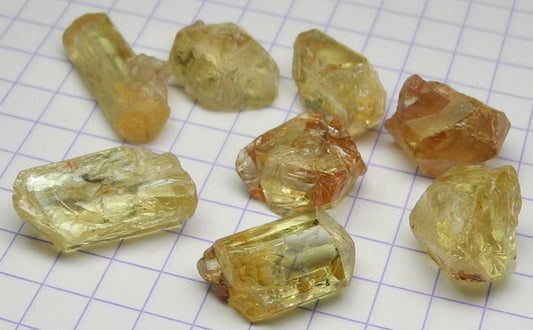 61.2ct Yellow Apatite - Hand Select Gem Rough - prettyrock.com