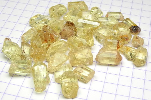 93.6ct Yellow Apatite - Hand Select Gem Rough - prettyrock.com