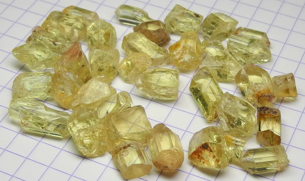 93.6ct Yellow Apatite - Hand Select Gem Rough - prettyrock.com