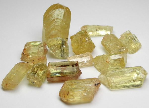 90.7ct Yellow Apatite - Hand Select Gem Rough - prettyrock.com