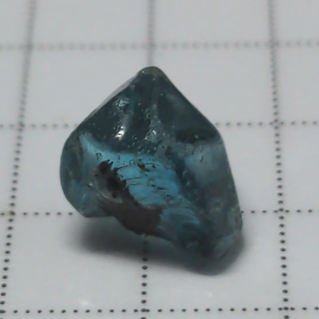 5.05ct Blue Zircon - Hand Select Gem Rough - prettyrock.com