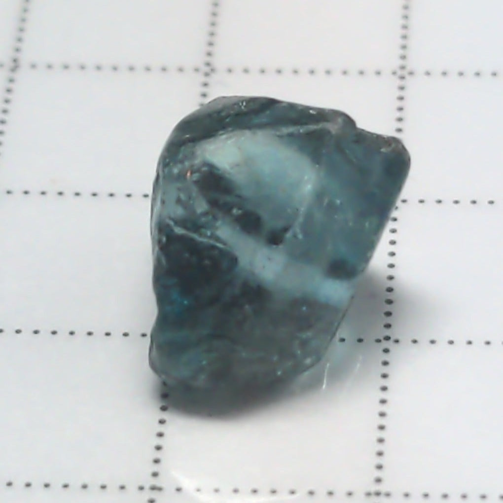 5.05ct Blue Zircon - Hand Select Gem Rough - prettyrock.com