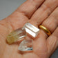 50 carat Aquamarine  - Hand Select Faceting Gem Rough Crystals - prettyrock.com
