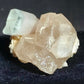 250g Aquamarine & morganite on Quartz crystal - Mineral Specimen