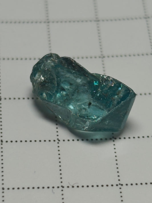 5.6ct Blue Zircon - Hand Select Gem Rough - prettyrock.com