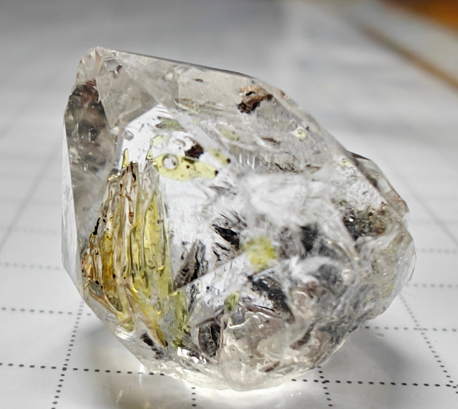 Petroleum Included Quartz - 29.7ct - Hand Select Gem Rough - prettyrock.com