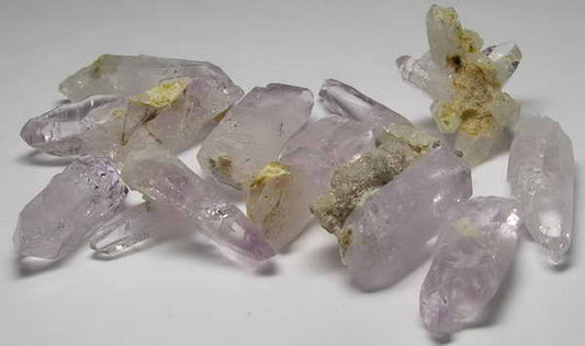 Amethyst Crystal Points Quartz - 158.1ct - Hand Select Gem Rough - prettyrock.com