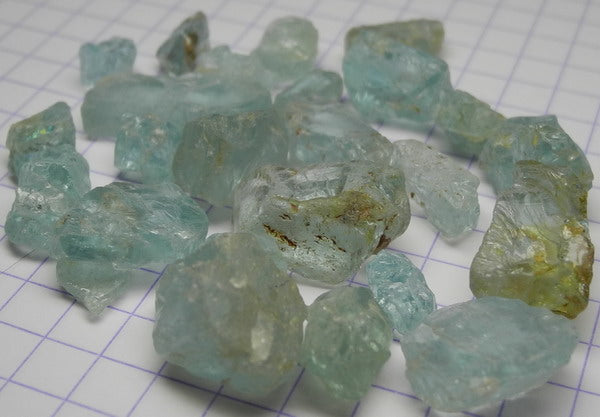 82.95ct Aquamarine  - Hand Select Gem Rough - prettyrock.com