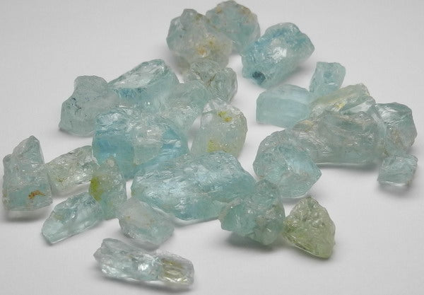 82.3ct Aquamarine  - Hand Select Gem Rough - prettyrock.com