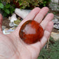 Red Agate Palm Stone - 400.5 ct - prettyrock.com