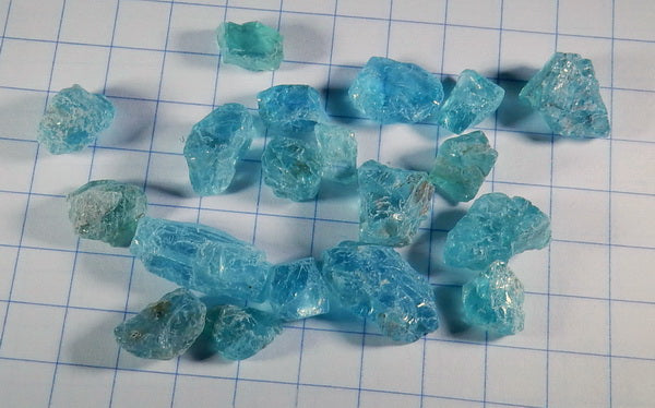 50.41ct Blue Apatite - Hand Select Gem Rough - prettyrock.com