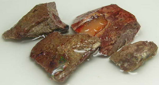 Fire Opal - 89.3ct - Hand Select Gem Rough - prettyrock.com