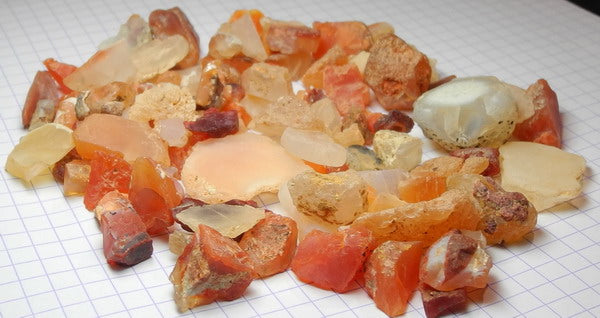 Fire Opal - 450ct - Hand Select Gem Rough - prettyrock.com